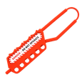 ASEC Nonconductive Lockout Tagout Hasp 6 Holes 6mm Thread