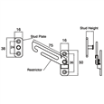 ASEC Short Arm Concealed Restrictor Kit