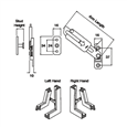 ASEC Concealed Locking Window Restrictor Kit