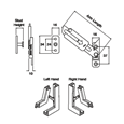 ASEC Concealed Locking Window Restrictor Kit