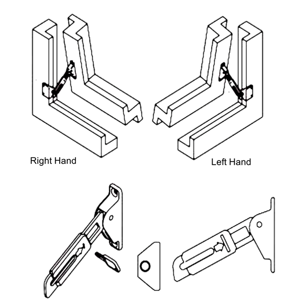 ASEC Face Fix Locking Window Restrictor Kit
