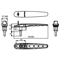 ASEC Irving Bifold Operation Handle