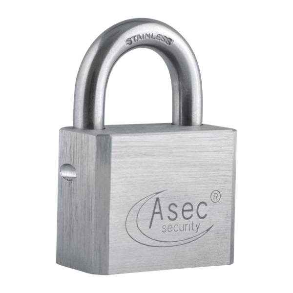 ASEC Open Shackle Padlock with Removable Cylinder