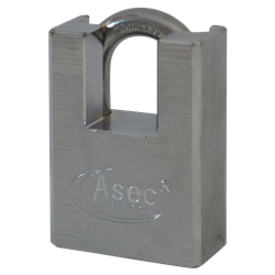 ASEC Closed Shackle Padlock with Removable Cylinder