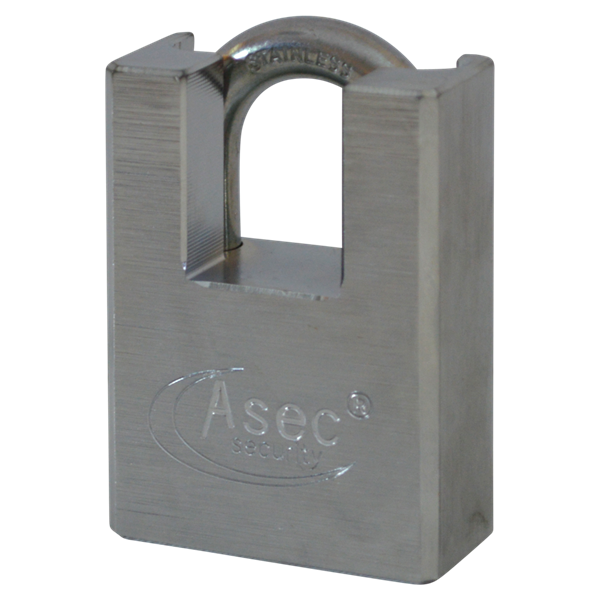 ASEC Closed Shackle Padlock with Removable Cylinder