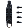 ASEC Mini Screwdriver Set With Torch Key Ring