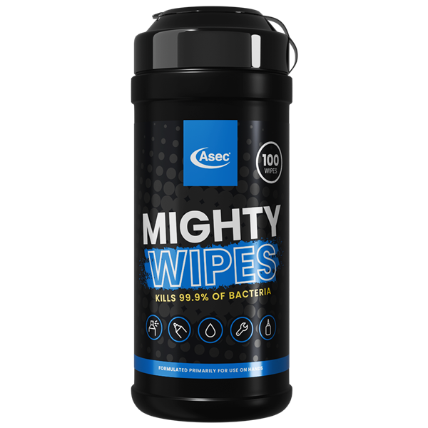 ASEC Mighty Antiseptic Wipes - Heavy Duty Hand & Surface Wipes