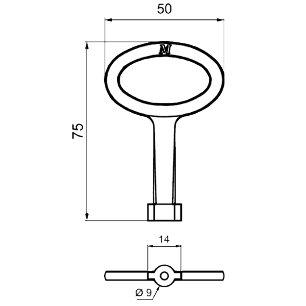ASEC Double Bitted Utility Key