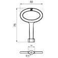 ASEC Double Bitted Utility Key