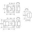 ASEC Traditional Non-Deadlocking Nightlatch