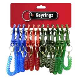 ASEC Spiral Key Ring