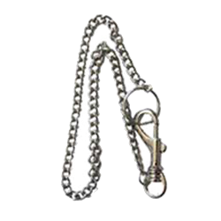 ASEC Metal Belt Clip Key Ring With Chain