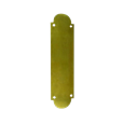 ASEC 75mm Wide Polished Brass Finger Plate