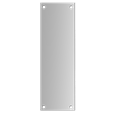 ASEC 100mm Wide Aluminium Finger Plate