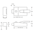ASEC AS11 Deadbolt Nightlatch