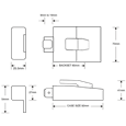ASEC AS12 Rollerbolt Nightlatch