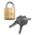 ASEC KA Open Shackle Brass Padlock