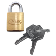 ASEC KD Open Shackle Brass Padlock
