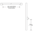 ASEC Double Rebated Panic Bolt Set