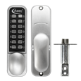 ASEC AS3300 Series Oval Knob Operated Easy Code Change Digital Lock With Optional Holdback & 60mm Latch
