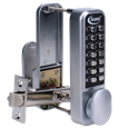 ASEC AS3300 Series Oval Knob Operated Easy Code Change Digital Lock With Optional Holdback & 60mm Latch