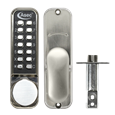 ASEC AS3300 Series Round Knob Operated Easy Code Change Digital Lock With Optional Holdback & 60mm Latch