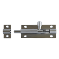 ASEC Chrome 25mm Wide Straight Barrel Bolt