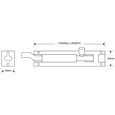 ASEC Brass Necked Barrel Bolt