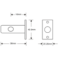 ASEC Window Security Bolt