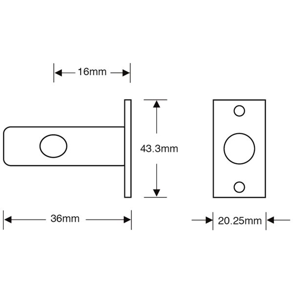 ASEC Window Security Bolt