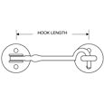 ASEC Brass Cabin Hook