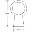 ASEC Victorian Thin Cylinder Pull