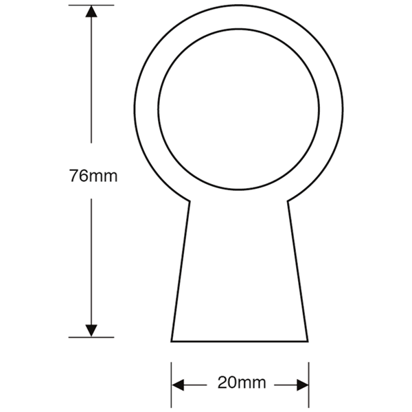 ASEC Victorian Thin Cylinder Pull