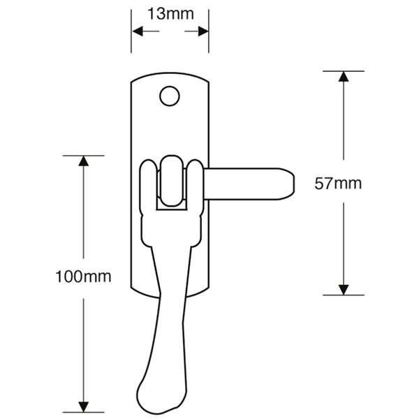 ASEC Victorian Casement Fastener