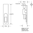 ASEC Straight Flush Bolt