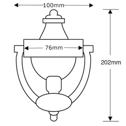 ASEC Victorian Door Knocker