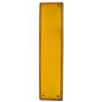 ASEC Georgian 73mm Wide Polished Brass Finger Plate