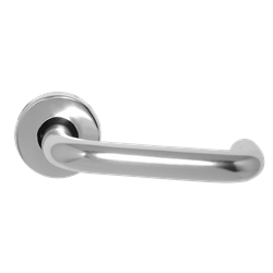 ASEC Round Rose Aluminium Sprung Lever Furniture