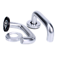 ASEC Round Rose Aluminium Sprung Lever Furniture