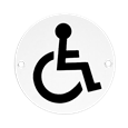 ASEC Aluminium Metal Toilet Door Sign