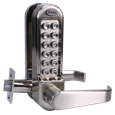 ASEC AS4300 Series Lever Operated Digital Lock With Clutched Handle & 60mm Latch