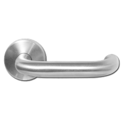 ASEC Stainless Steel Round Rose Lever Furniture