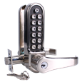 ASEC AS4300 Series Lever Operated Easy Code Change Digital Lock With Key Override & Optional Free Passage