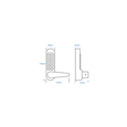 ASEC AS4300 Series Lever Operated Digital Lock With Adaptor Kit For Panic Device No Latch