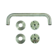 ASEC Bolt Fix Round Rose Stainless Steel Pull Handle
