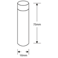 ASEC Stainless Steel Wall Door Stop