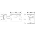 ASEC CH421 Toilet Indicator Bolt