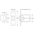 ASEC Adjustable Roller Catch