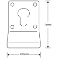 ASEC Stainless Steel Cylinder Pull