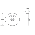 ASEC 10mm Stainless Steel Toilet Indicator Set